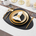 Gold line-table setting set