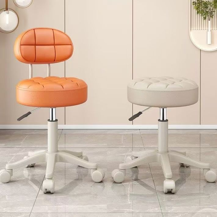 New arrival beauty adjustable round chair rental house hairdressing shop chair for home student special chair backrest kids chair