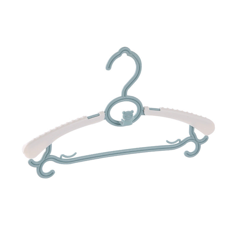 Multifunctional baby clothes hanger - extendable, non-slip, and non-marking clothes drying rack for home use