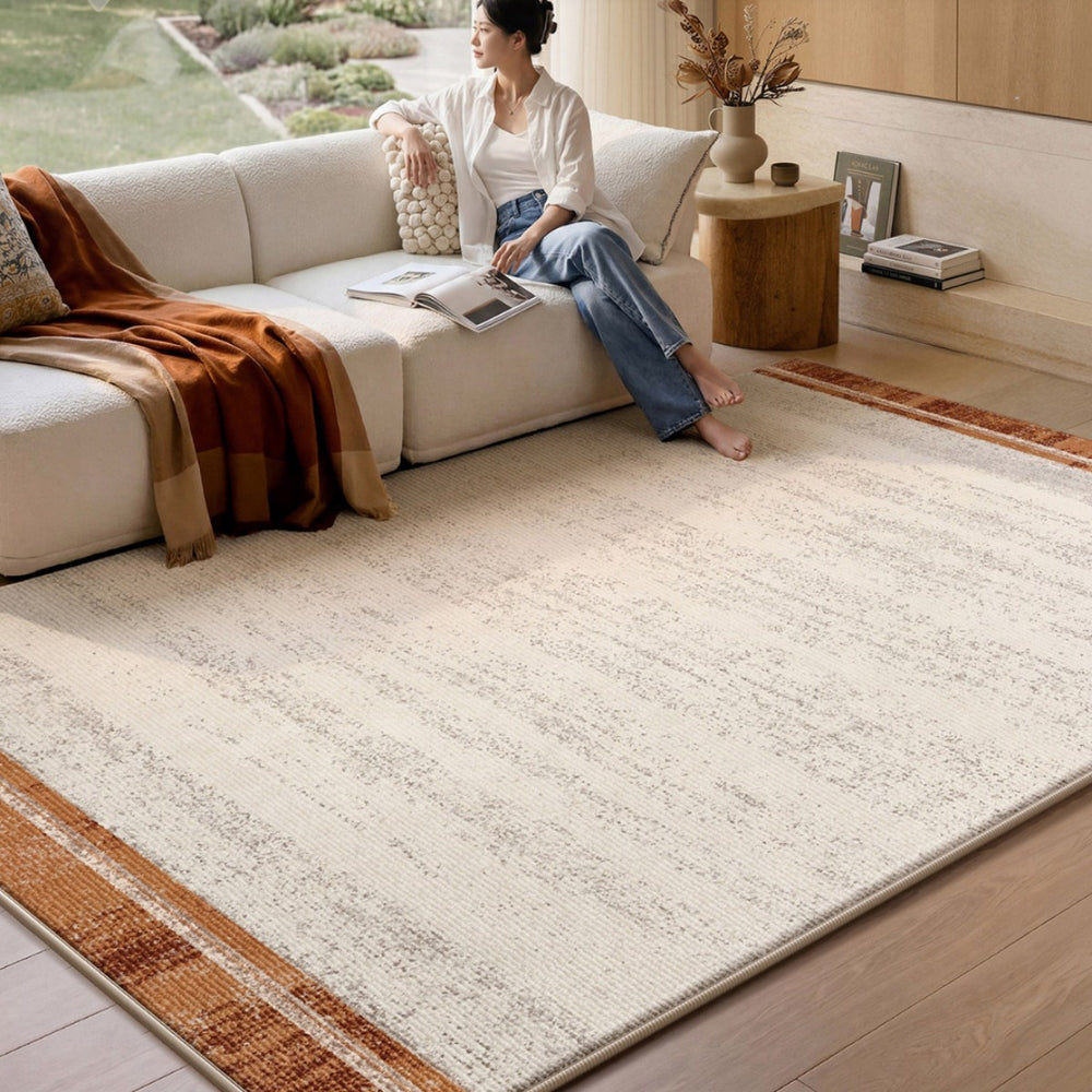 Living room carpet new arrivalclassyaccessible luxury no-wash sofa floor mat coffee table bedroom waterproof wipeable for homecasual modern