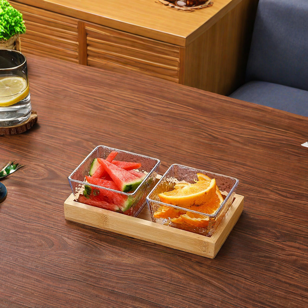 Fruit platter bar ktv snack platter acrylic snack plate melon seed plate divided grids dried fruit plate suit restaurant commercial