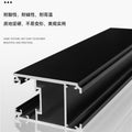 Influencer-approved bathroom door: ultra-slim glass shower door, interior aluminum alloy door, waterproof pivot door, modern minimalist style