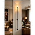 Accessible luxury normcore long pole wall lamp house living room background wall lamp hotel lobby lamp bedroom bedside atmosphere lamp