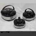 980 factory hot selling cross-border hot selling fresh-keeping lunch box thermal insulation bucket high-end stainless steel thermal insulation pot fresh-keeping bucket three pieces 6