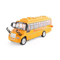 Large school bus toy for boys, baby bus bus early education educational children's car model, children's day gift
