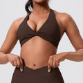 fashionnew arrivalnude sports bra beautiful back cross yoga vest running sports sexy fitness vest