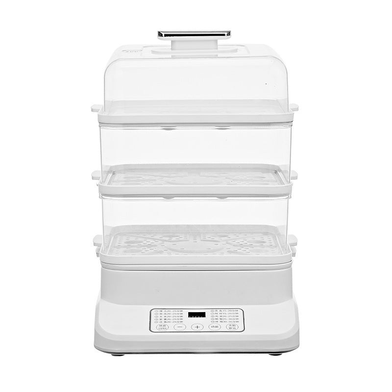 Export foreign trade cross-border computer model multi-functional large-capacity timed electric steamer box steaming and stewing three-layer multi-layer
