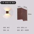 Carpenter's wood grain wall sconce - up & down lighting, artistic background, aisle, corridor, entryway, stairwell, balcony wall fixture