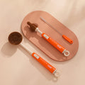 Silicone bottle brush baby pacifier brush straw brush rotate bottle brush cleaning brush cleaning brush suit