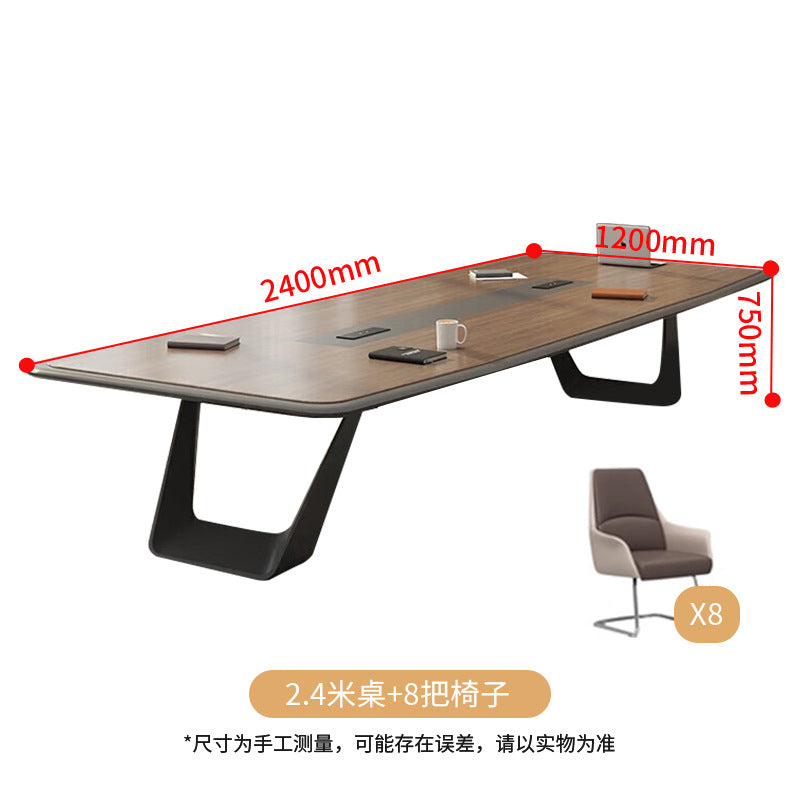 Saint li conference table long table large office long table and chair combination company negotiation reception