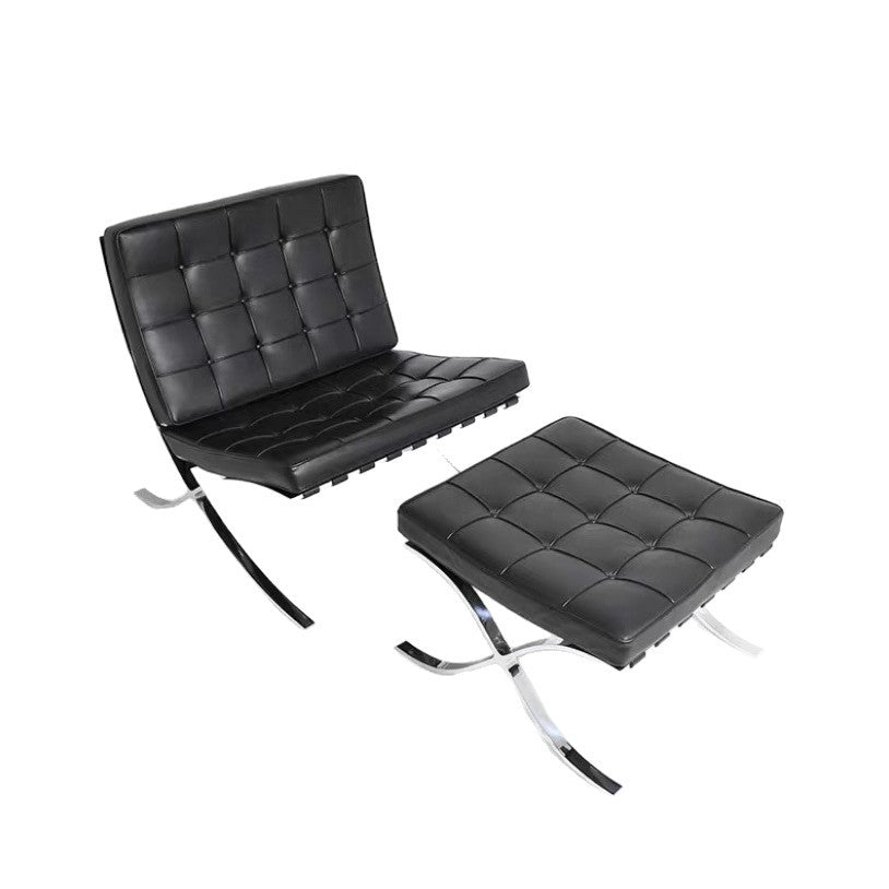 Light luxury single casual chair barcelona sofa chair designer normcore living room balcony lazy sofa chair stool