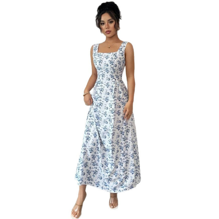 summer floral print sundress - elegant and fresh