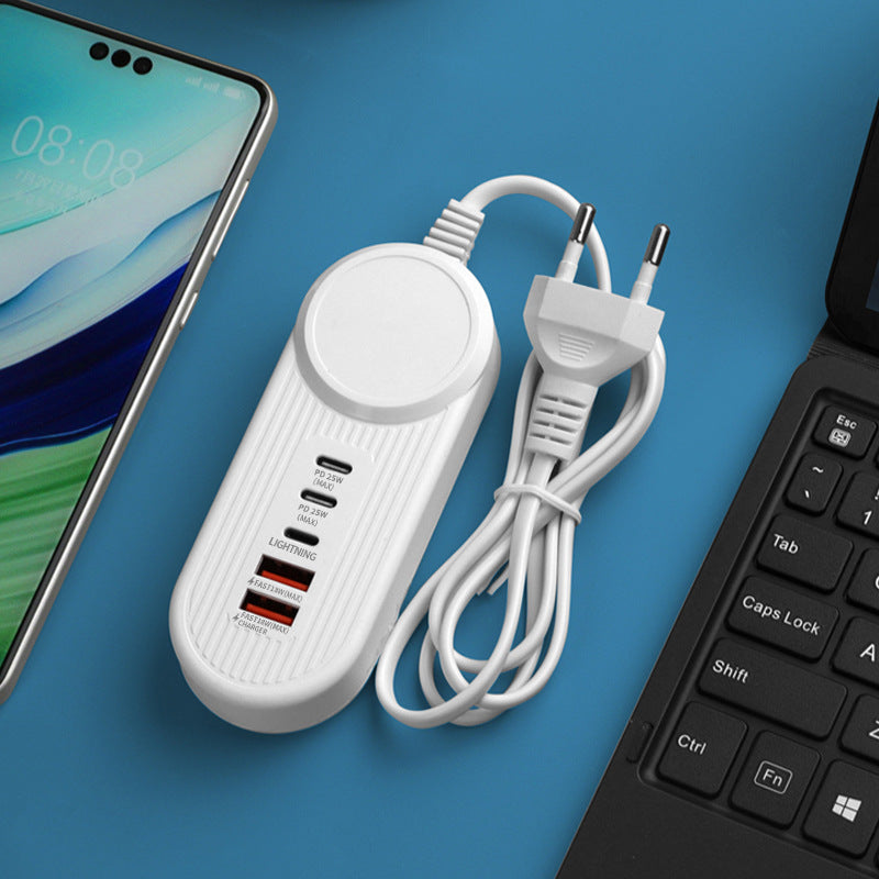 110v usb fast charging power strip - us plug, 5 usb ports, travel adapter for vietnam, southeast asia, thailand, taiwan, and the united states