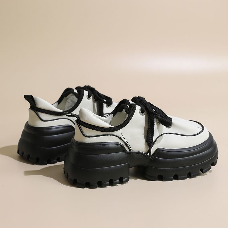 Timanshan niche design cake sole dad shoes women 2024 new versatile sports platform muffin shoes ins tide