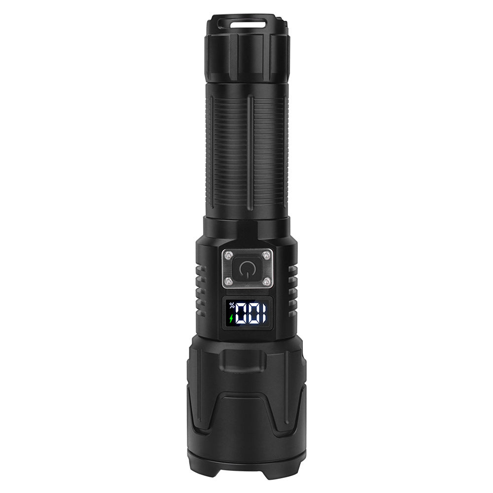 Cross-border white laser flashlight strong light rechargeable small outdoor super bright long battery life tactical flashlight work light