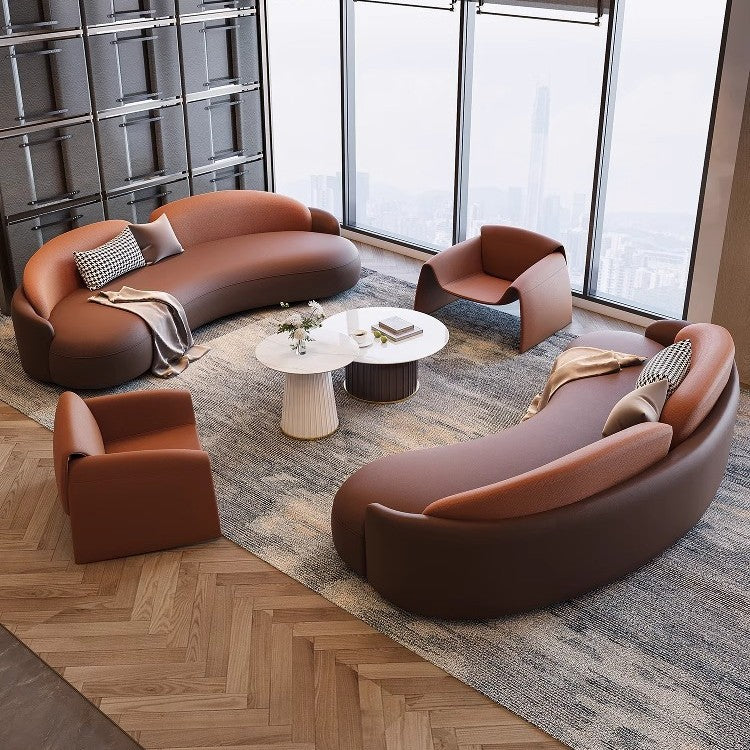 Office negotiation hotel lobby vip club curved sofa modern casual 4s store commercial rest area reception