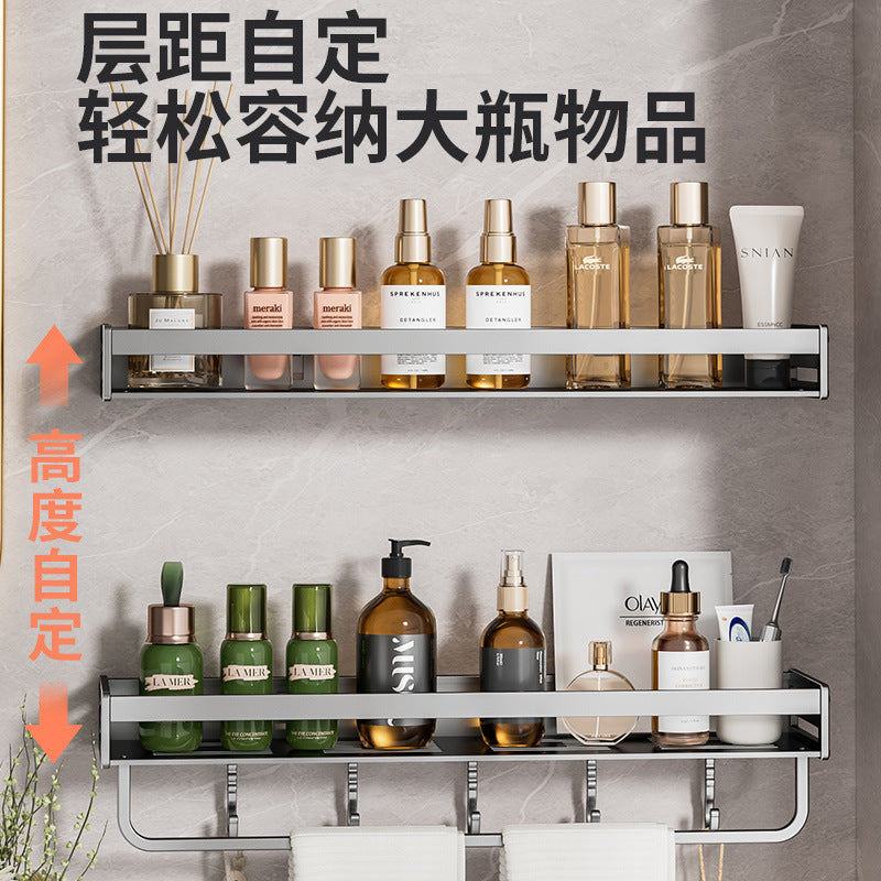 Removable bathroom rack No punching Wall-mounted toilet Toilet washstand Wall toilet storage rack