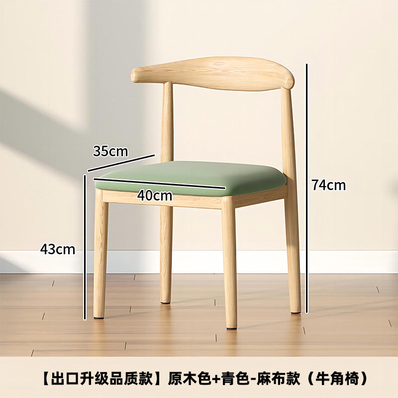 For homedining chair backrestcommercial horn restaurant tea chair taishi chair comfortable sitting tea table restaurant dining table stool