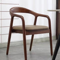 All solid wood chinese restaurant dining chair creative study back chair shu president chair sales department tea making log negotiation chair