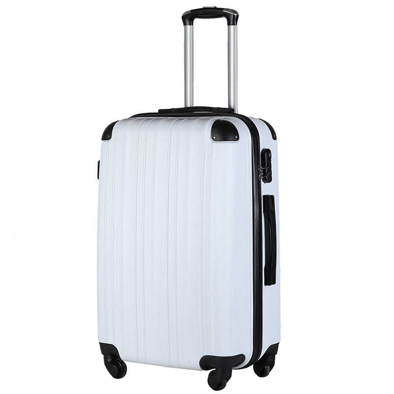 Cross-border 2025 new abs thickened trolley case, dustproof and strong travel boarding case, thickened universal wheel password box