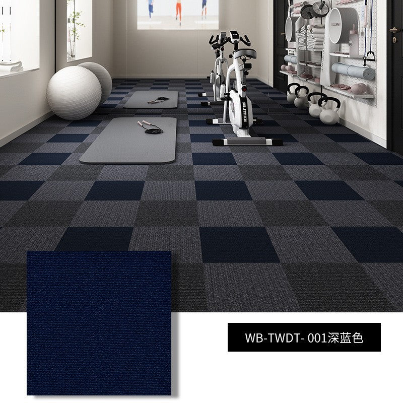 Wholesale splicing carpet square blanket non-slip living room bedroom children's room sound insulation floor mat dirt-resistant cat scratch self-adhesive carpet