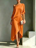 european and american cross-border  independent station new arrivalelegantelegancenormcore cotton and linen women's sleeveless dress