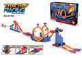 600cm pull-back racing car rotating track (with airplane & elevator)
