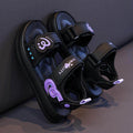 Girls' sandals - summer  new collection: stylish soft-soled beach sandals for kids, velcro closure, princess-style slides for toddlers