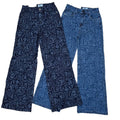 New arrival women's hot diamond flower jeansstraight-legloose pants wholesaleboyfriend style jeans