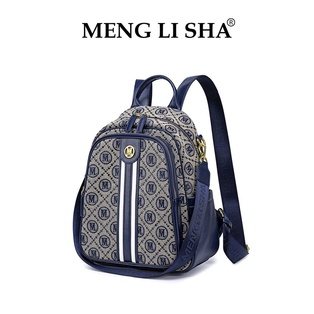 New niche high-end shoulder commuter backpack fashionable and casual large-capacity female personality simple light travel schoolbag