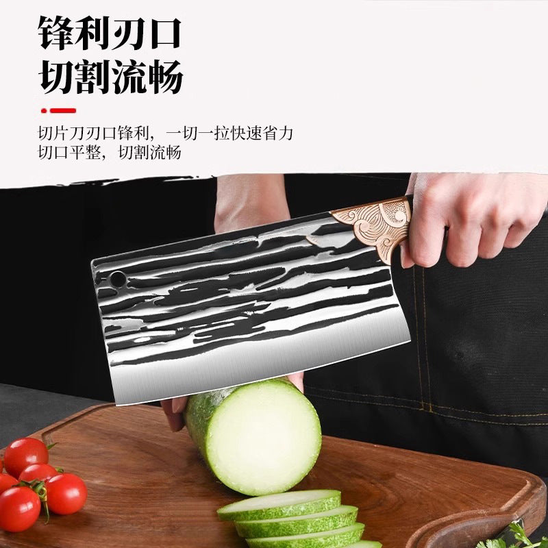 Hand-forged for home kitchen chopping knife chef's sharp special stainless steel kitchen knife yangjiang running jianghu kitchen knife