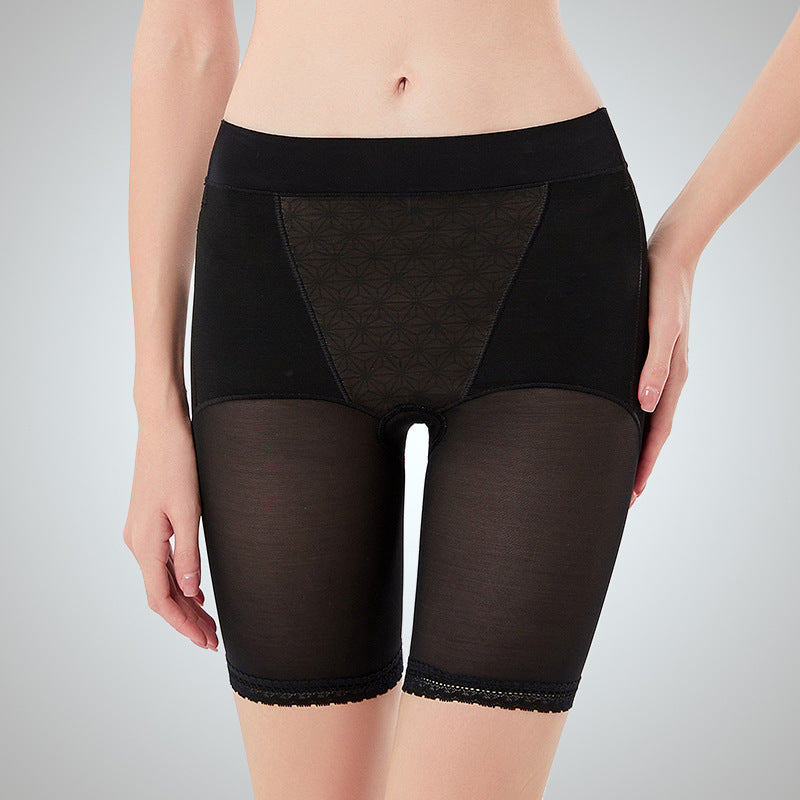 High waist hip lifting and abdominal tightening pants for women postpartum shaping waist shaping pants seamless thin pressure shaping pants