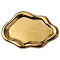 Insaccessible luxury ceramic jewelry electroplated jewelry plate popular photo same style irregular desktop storage props plate