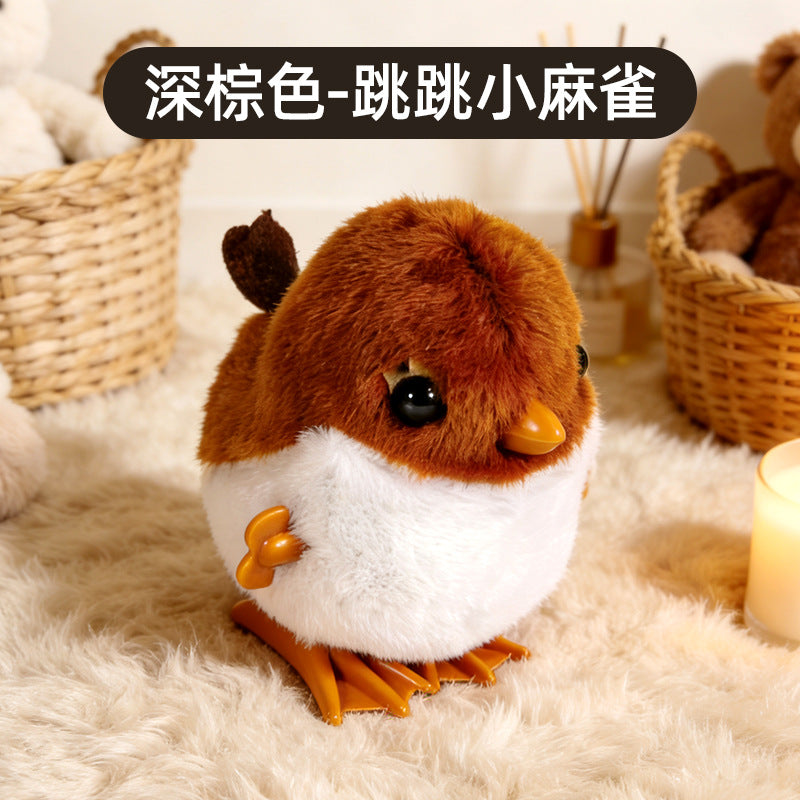 Jumping chicken wind-up toy, baby wind-up ejection little yellow chicken chain wind-up duckling baby, kids toy