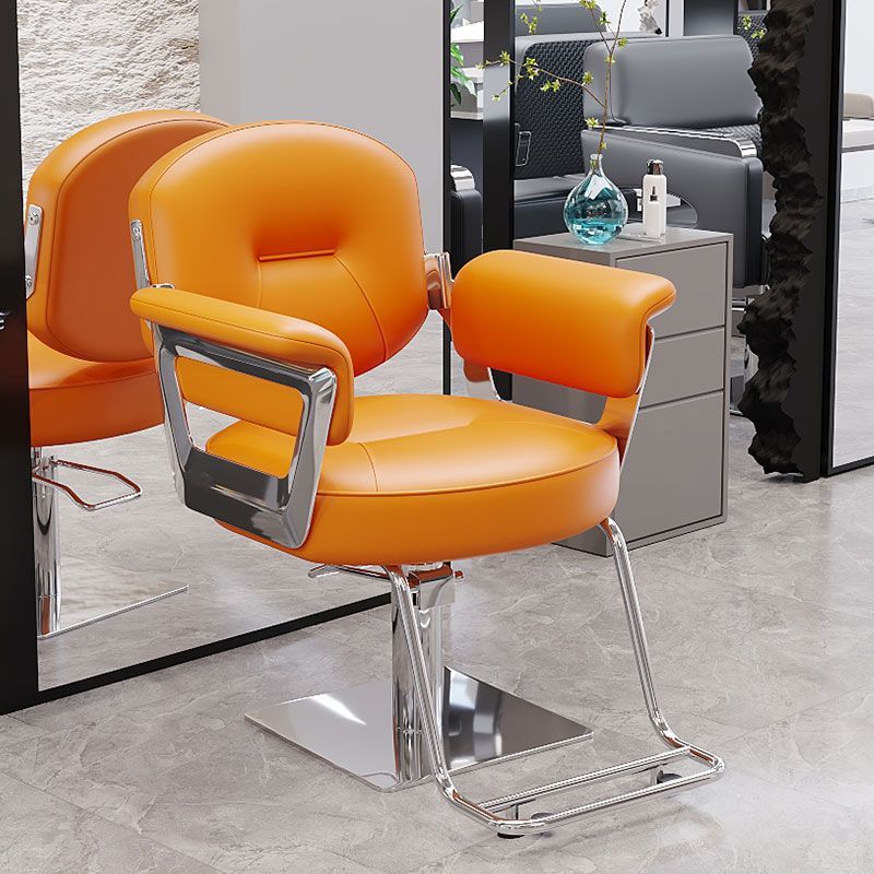 Hairdressing chair, hair salon special fashion, rotatable adjustable hairdressing shop chair, can be reclined for hair cutting, perm and dyeing hairdressing chair