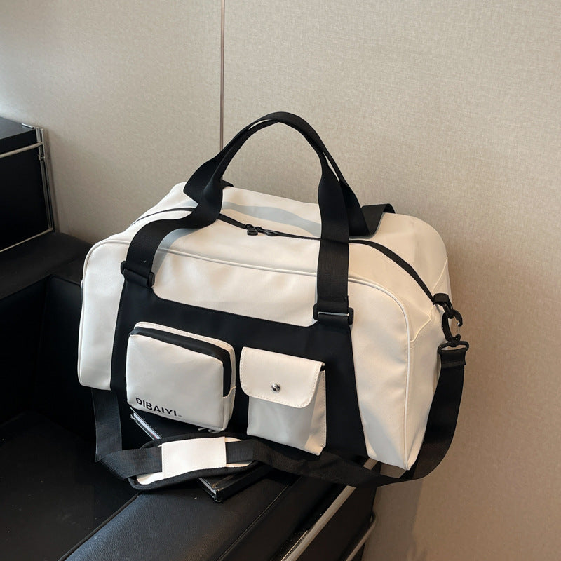 New simple short-distance travel bag crossbody large-capacity sports yoga swimming fitness bag luggage storage tote bag