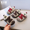 Vancahao kids' anti-kick casual shoes -  autumn new korean style boys' fashion sneakers - soft sole first walking shoes