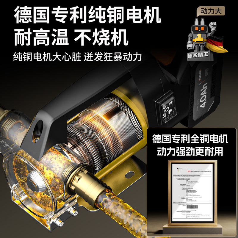 Electric oil pump lithium battery neutral diesel pump oil and water dual-purpose small oil pump self-priming pump portable refueling handy gadget