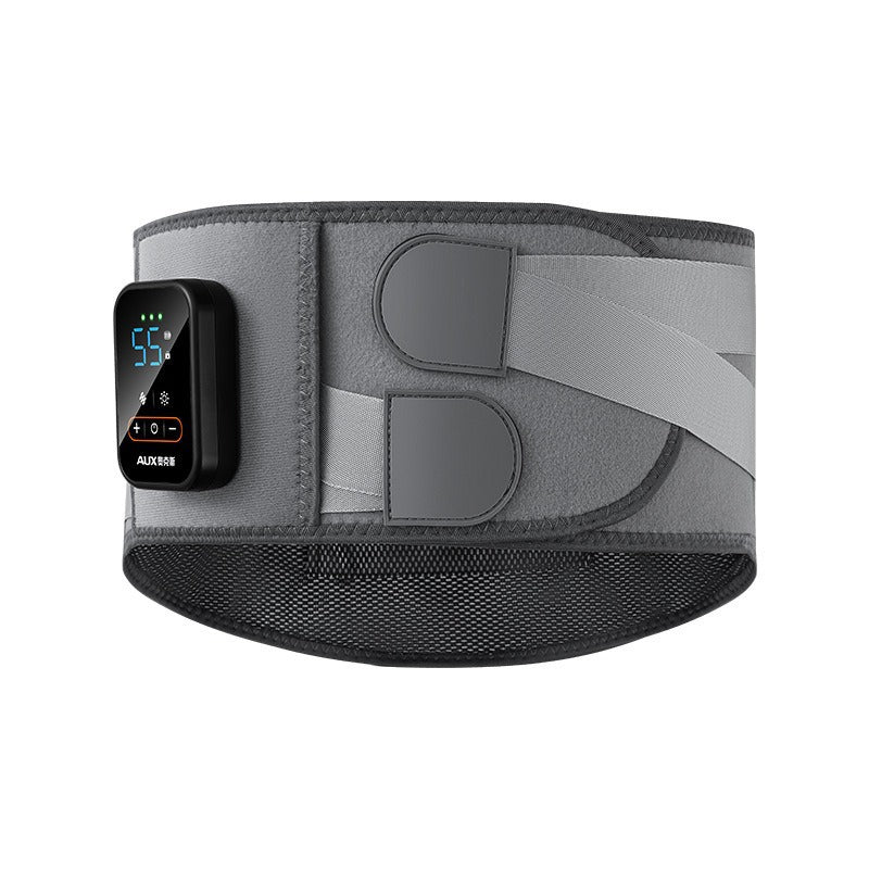 wholesale vibrating heating support waistband heattech multi-speed wireless charging graphene heating massage waistband
