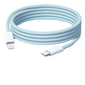Suitable for apple charging cable fast charging mobile phone pd20w fast charging braided data cable lightning charging cable wholesale