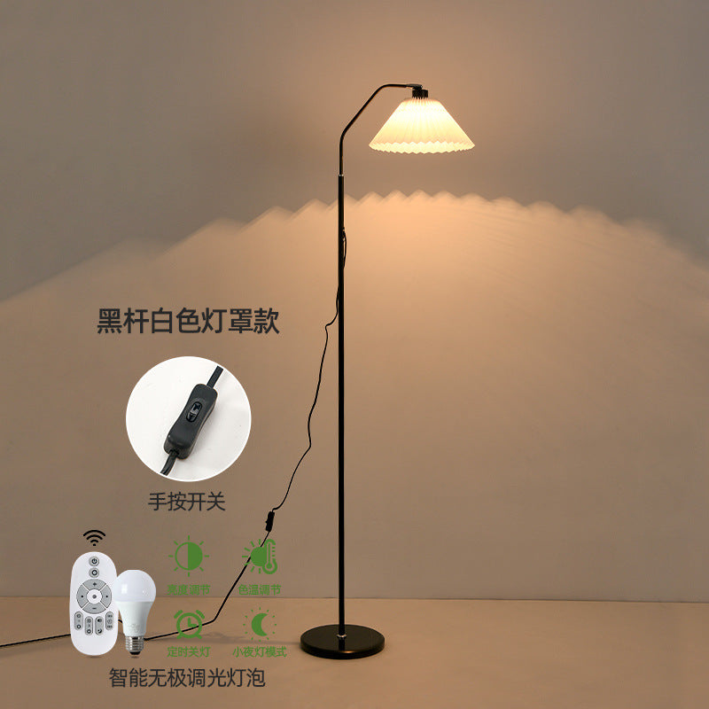 Zhongshan Lamps Floor Lamp ins Wind Living Room Premium Cream Wind Ambient Light Living Room Bedroom Floor Lamp Desk Lamp