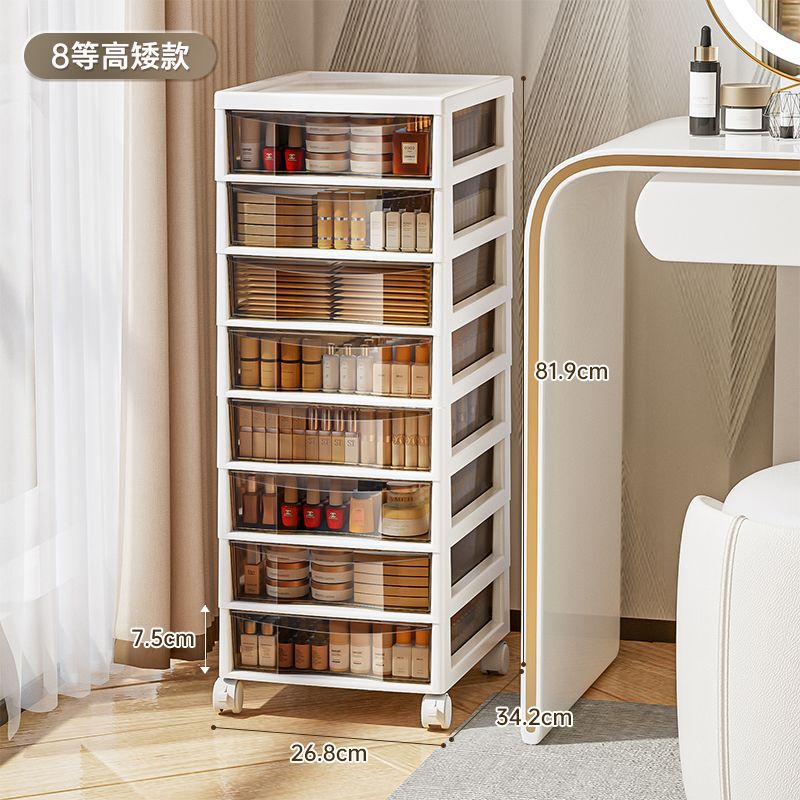 Cosmetics Storage Box Desktop Drawer Type Premium Sensing Dust-proof Large Capacity Floor Skin Care Products Mask Shelf