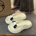 Wholesale eva slippers women's summer fashion thick sole non-slip home use cute beach slippers outwear