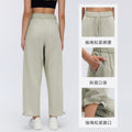 Spring/summer new arrival: women's casual drawstring ankle pants - quick-dry, breathable, activewear cropped trousers (style d26043)