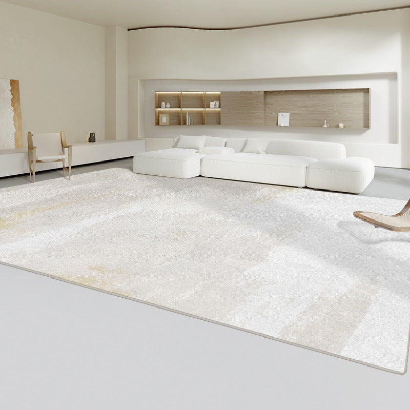 Living room carpet cream style classyaccessible luxurycasual sofa coffee table blanket for home no-wash large area full floor mat