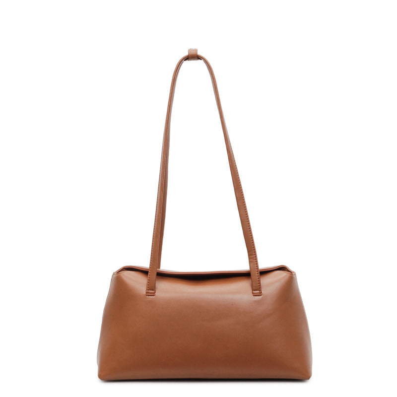 Korean style minimalist luxury shoulder bag - 2025 winter versatile underarm bag - large capacity work & commute bag