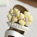 Vancahao girls' sandals - new summer collection: soft-soled beach sandals for kids, baby's single-strap floral princess sandals