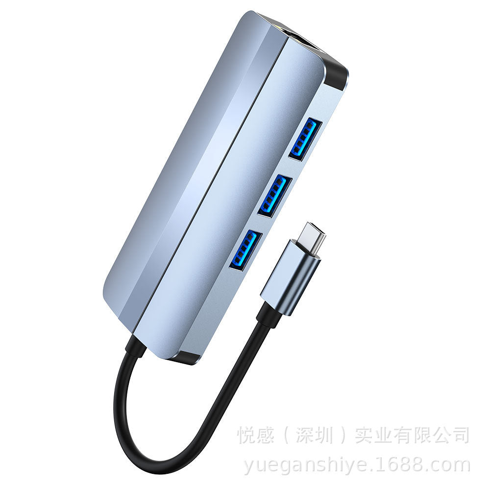 Source factory personalized gigabit network card usb3.0hub suitable for apple huawei computer converter extender