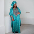 supply of african women's clothing plus size full craftsmanship plus fragrant robe   loose dress headscarf