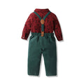 Kids autumn clothing men's clothing export children's clothing boys gentleman's first birthday dress flower girl performance clothes baby autumn suit